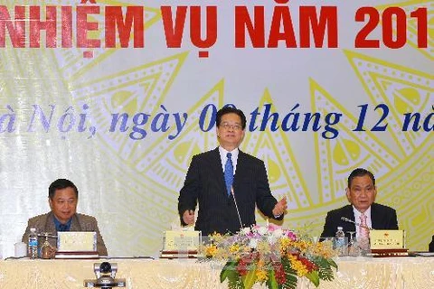 越南政府总理阮晋勇出席内务部门工作总结会议